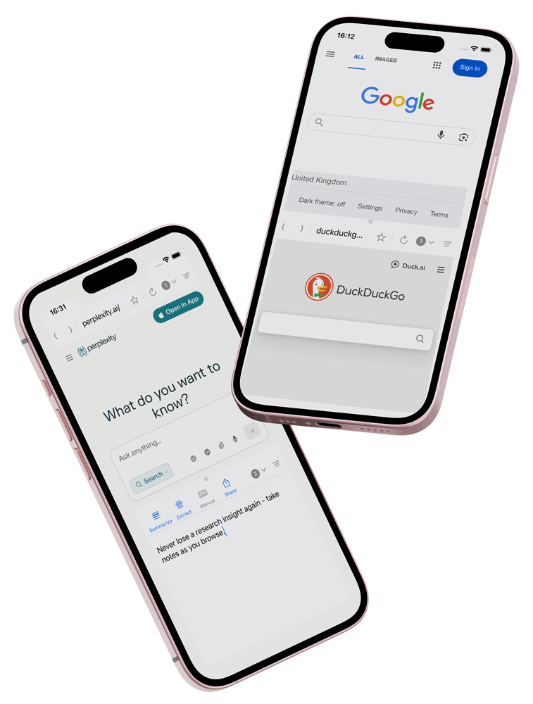Twin Tab App on iPhone